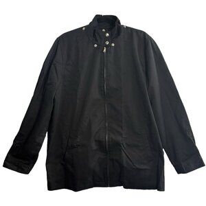 PENDLETON Women Full Zip Long Sleeves Short Coat Sz L Black Casual Travel 1-26